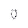14K White Gold 15mm Classic Diamond Huggies - 0.3 ct