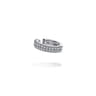 14K White Gold 15mm Diamond Earcuff Earring - 0.17 ct