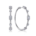 14K-White-Gold-40mm-Diamond-Baguette-and-Round-Station-Classic-Hoop-Earrings1
