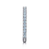 14K White Gold AQ - Aquamarine Ladies Ring
