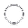 Straight Wedding Ring in 14k White Gold with   at Gabriel & Co.