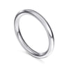 Straight Wedding Ring in 14k White Gold with   at Gabriel & Co.