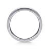Straight Wedding Ring in 14k White Gold with   at Gabriel & Co.