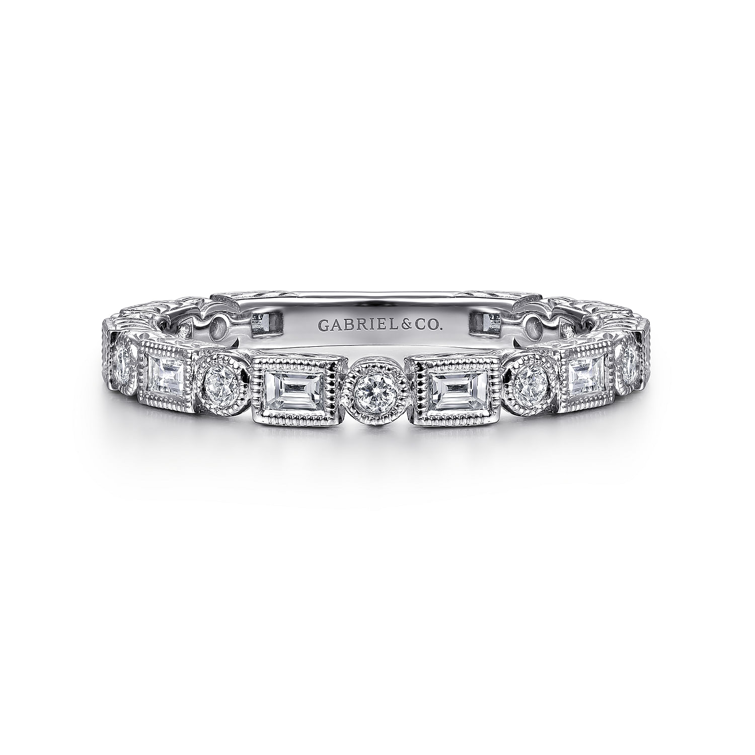 14K-White-Gold-Baguette-and-Round-Diamond-Ring1