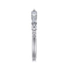 Open Ring Wedding Ring in 14k White Gold with  Natural Diamond at Gabriel & Co.