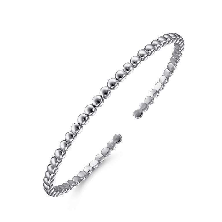 14K White Gold Bangle - Shot 2