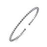 14K White Gold Bangle