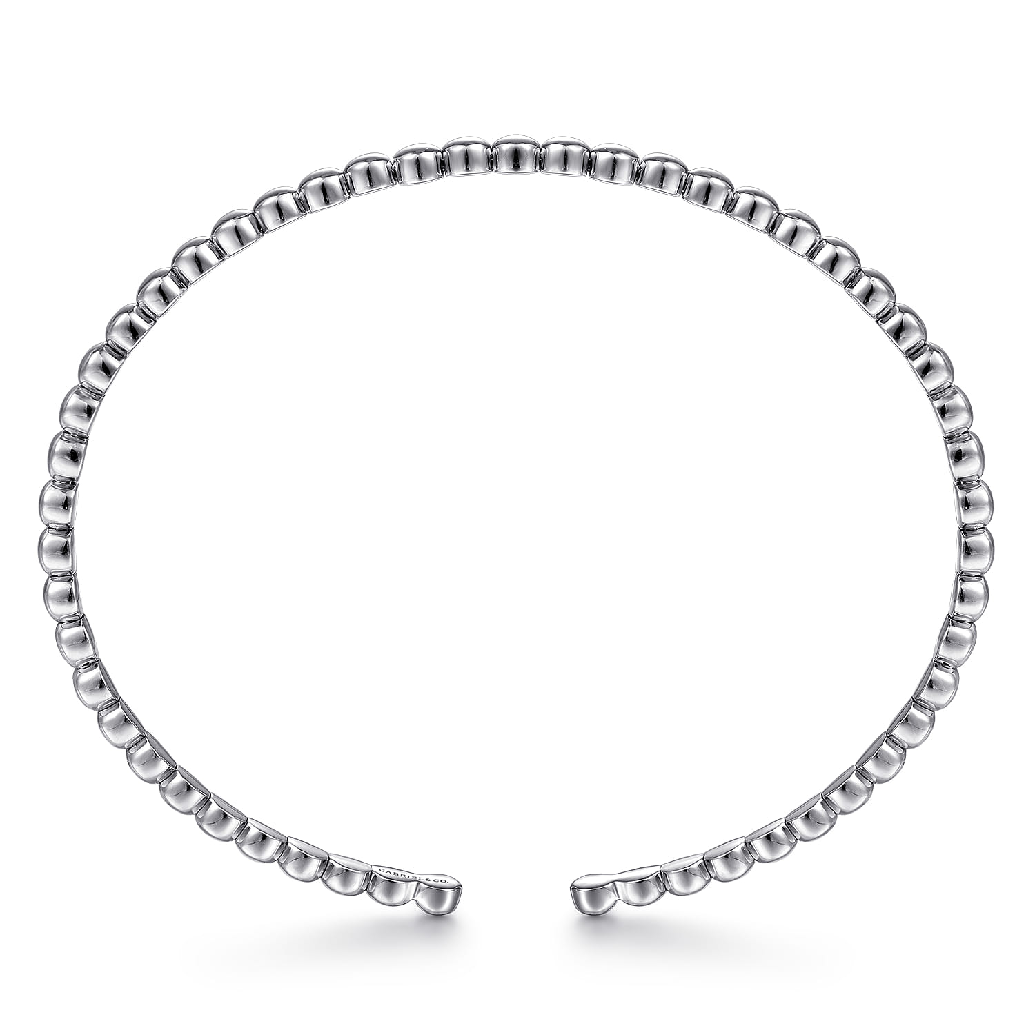 14K White Gold Bangle - Shot 3