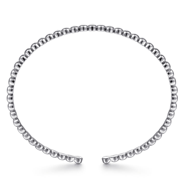 14K White Gold Bangle - Shot 3