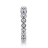 Open Ring Wedding Ring in 14k White Gold with Pear Natural Diamond at Gabriel & Co.