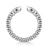 Open Ring Wedding Ring in 14k White Gold with Pear Natural Diamond at Gabriel & Co.