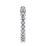 Open Ring Wedding Ring in 14k White Gold with Pear Natural Diamond at Gabriel & Co.