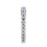 Open Ring Wedding Ring in 14k White Gold with Pear Natural Diamond at Gabriel & Co.