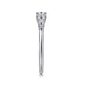 Open Ring Wedding Ring in 14k White Gold with Round Natural Diamond at Gabriel & Co.