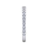 14K White Gold Bezel Set Stackable Diamond Band - 0.24 ct