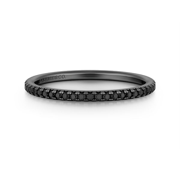 Stackable January Ring Rhodium on Sterling Silver Rope Band Stackable January Ring Rhodium on Sterling Silver Rope Band