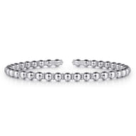 14K White Gold Bujukan Bangle
