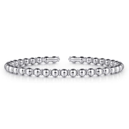 14K White Gold Bujukan Bangle