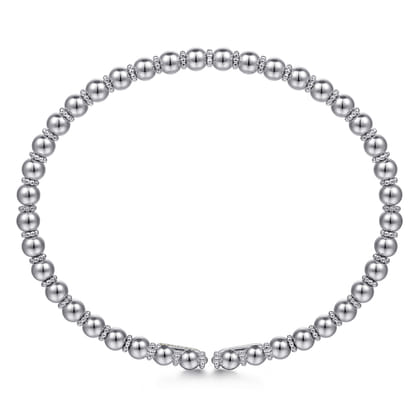 14K White Gold Bujukan Bangle
