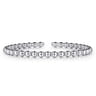 14K White Gold Bujukan Bangle