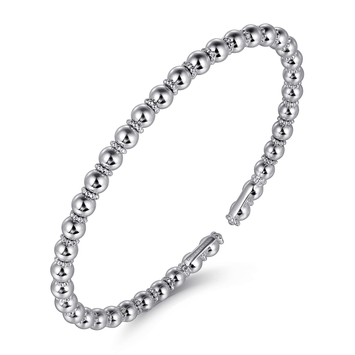 14K White Gold Bujukan Bangle - Shot 2