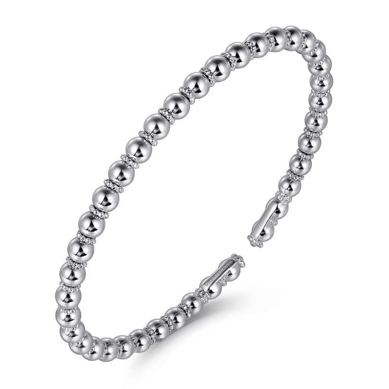 14K White Gold Bujukan Bangle - Shot 2