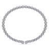14K White Gold Bujukan Bangle