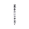 14K White Gold Bujukan Beaded Stackable Ring