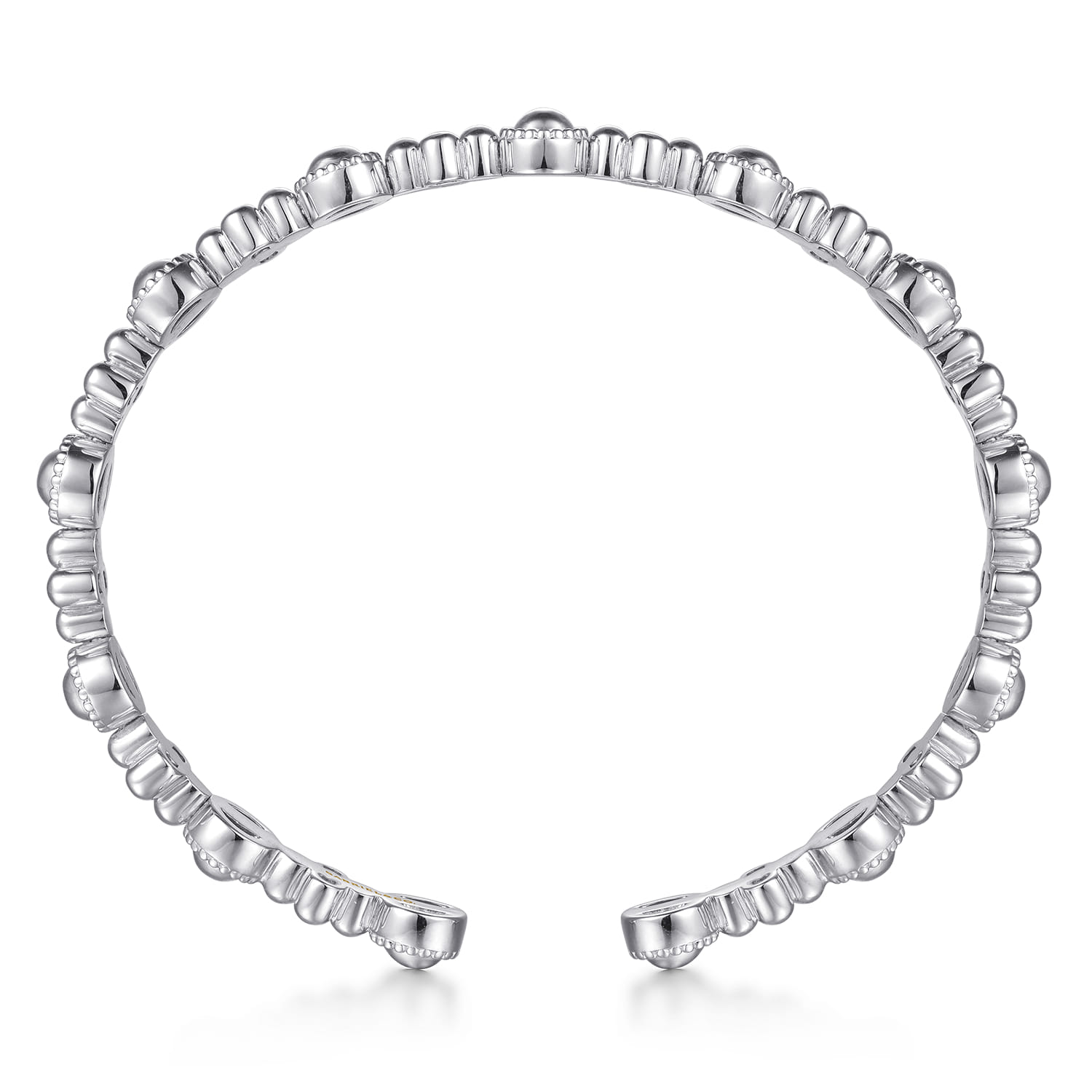 14K White Gold Bujukan Cuff Bracelet - Shot 2