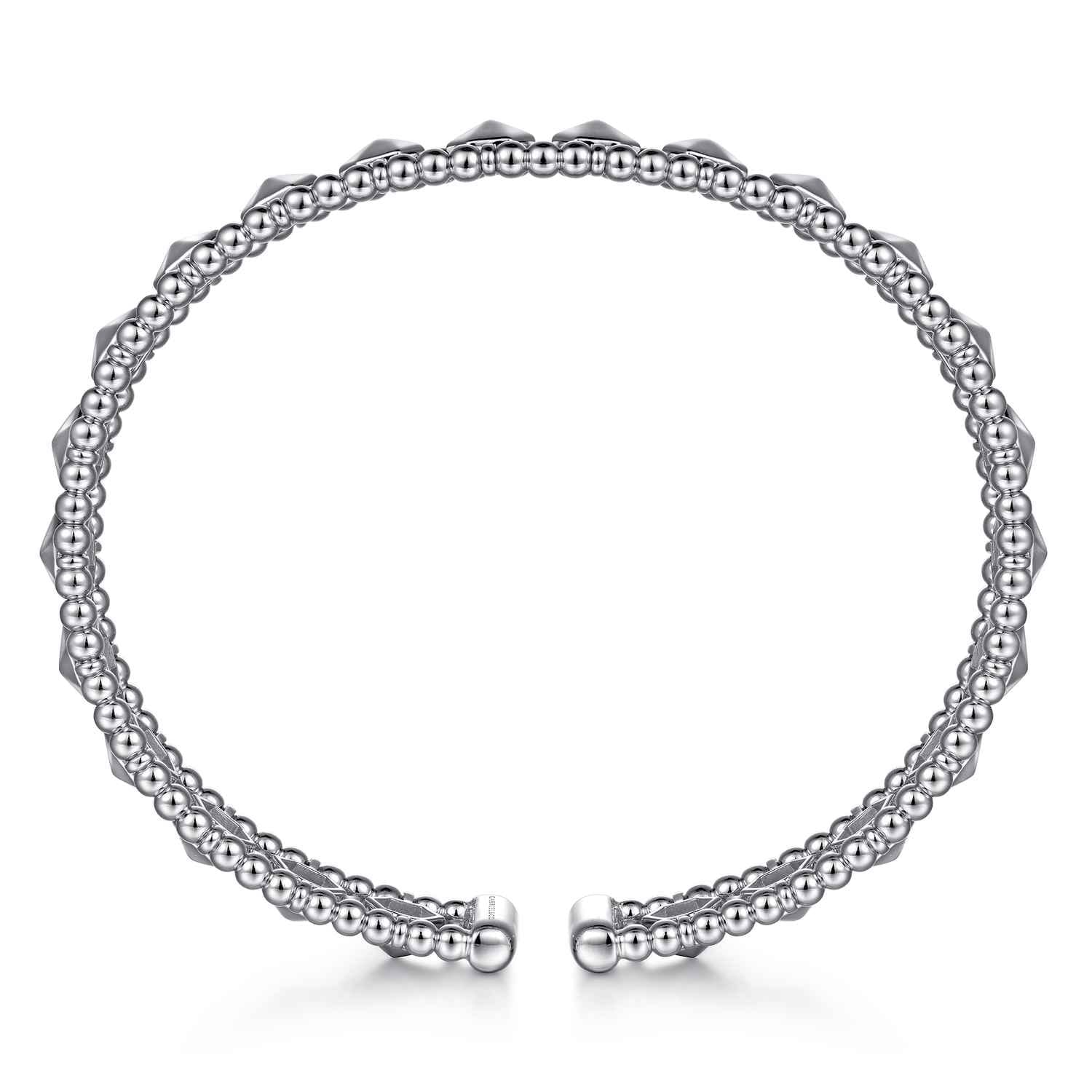 14K White Gold Bujukan Cuff Bracelet - Shot 3