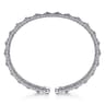 14K White Gold Bujukan Cuff Bracelet