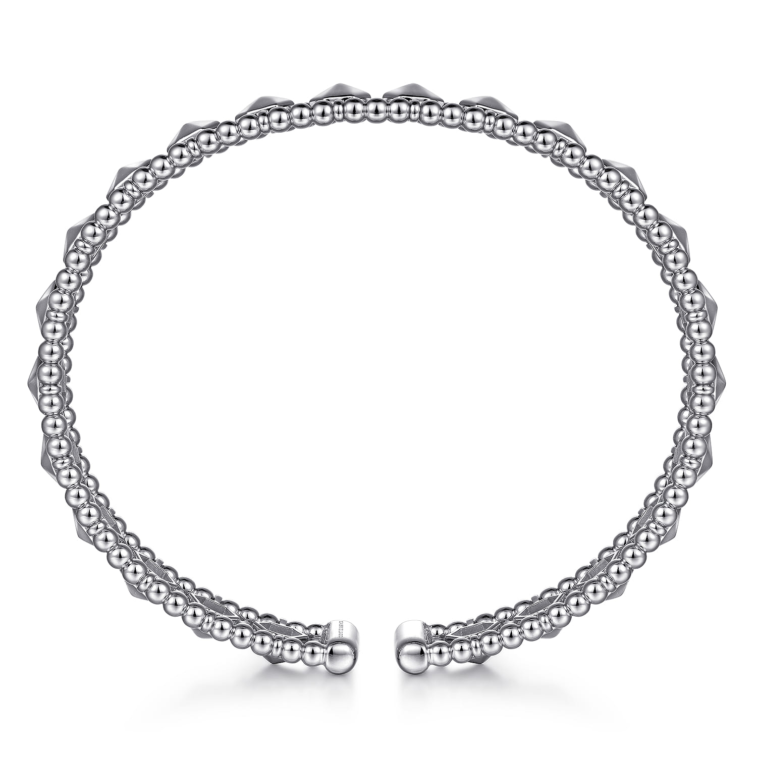 14K White Gold Bujukan Cuff Bracelet - Shot 3
