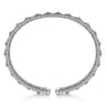 14K White Gold Bujukan Cuff Bracelet