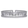 14K White Gold Bujukan Cuff Bracelet