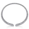 14K White Gold Bujukan Cuff Bracelet