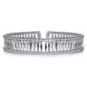 14K White Gold Bujukan Cuff Bracelet