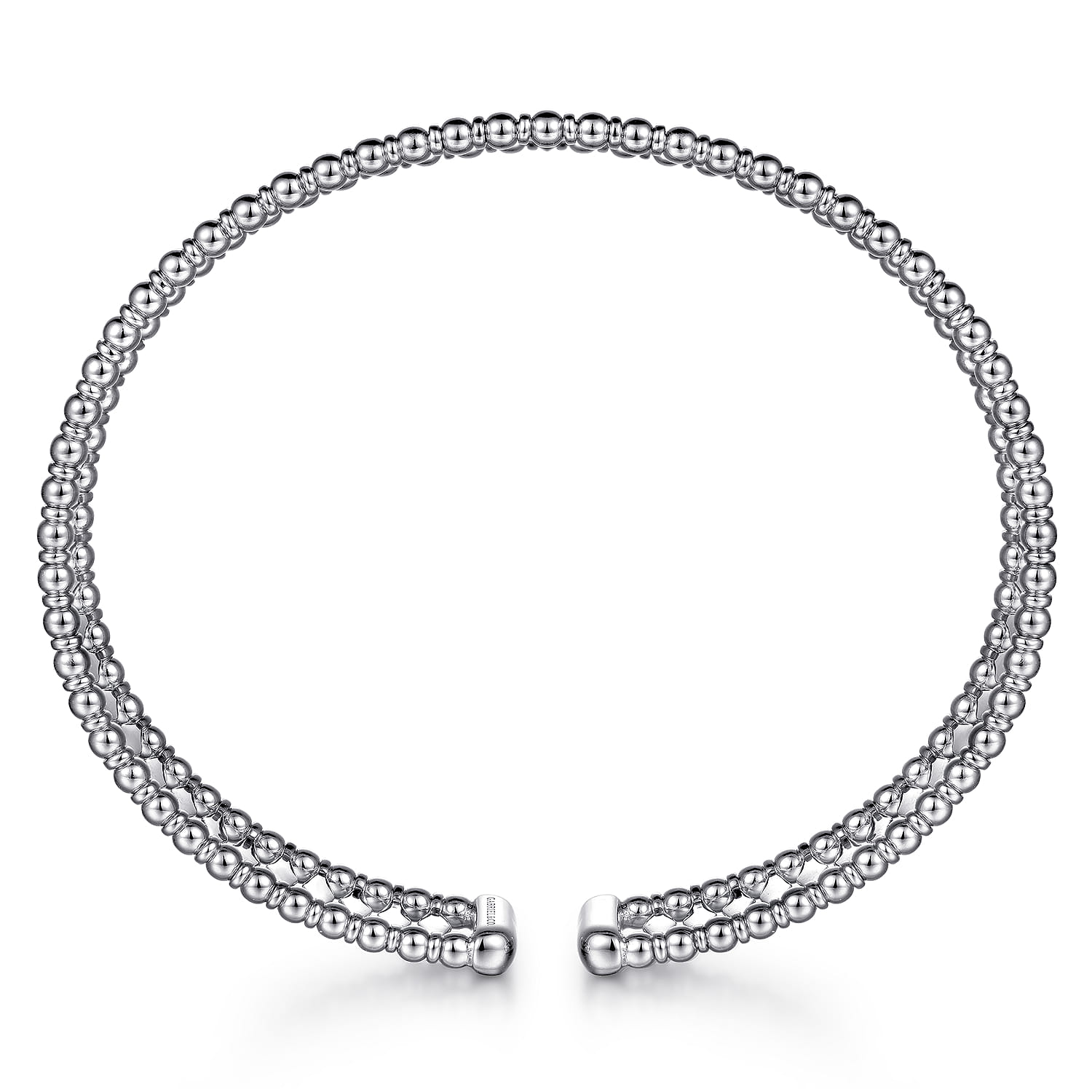 14K White Gold Bujukan Cuff Bracelet - Shot 3