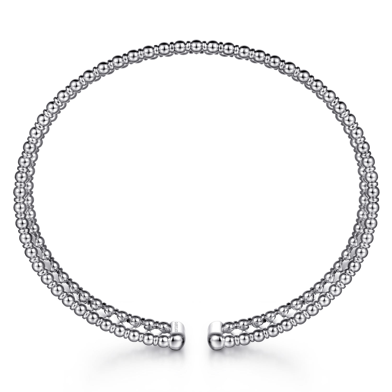 14K White Gold Bujukan Cuff Bracelet - Shot 3