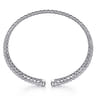 14K White Gold Bujukan Cuff Bracelet