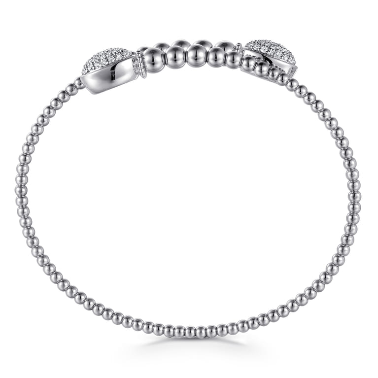14K White Gold Bujukan Diamond Bangle - 0.5 ct - Shot 3