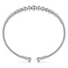 14K White Gold Bujukan Open Bangle