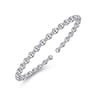 14K White Gold Bujukan Open Bangle