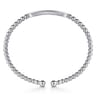 14K White Gold Bujukan Personalized Bangle