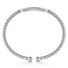 14K White Gold Bujukan Personalized Bangle