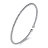 14K White Gold Bujukan Split Bangle