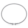 14K White Gold Bujukan Split Bangle