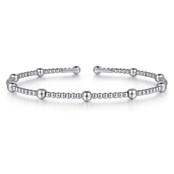 14K White Gold Bujukan Split Bangle