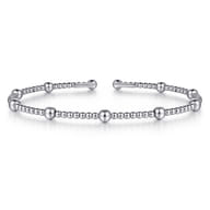 14K White Gold Bujukan Split Bangle