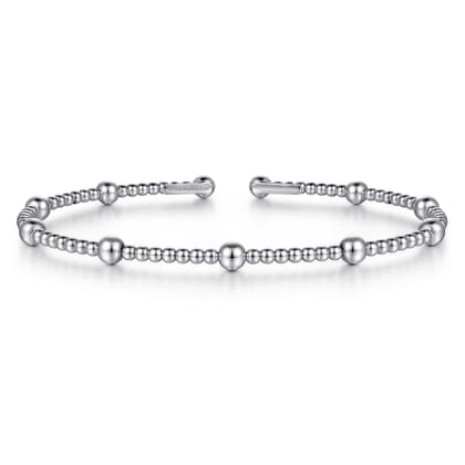 14K White Gold Bujukan Split Bangle