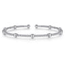 14K White Gold Bujukan Split Bangle